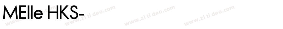 MElle HKS字体转换